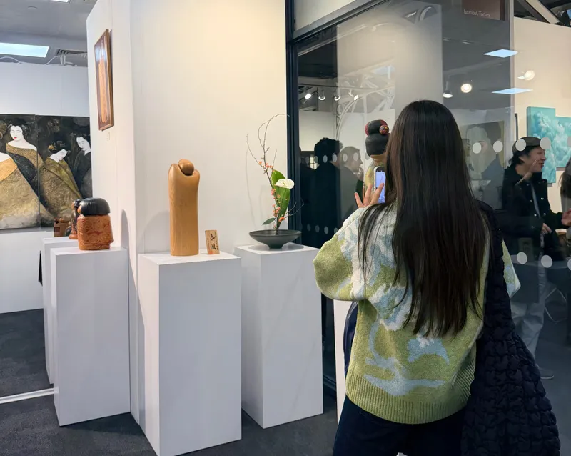 Ikebana Arrangement at the Kokeshi Gallery, London Art Fair Jan 2026
