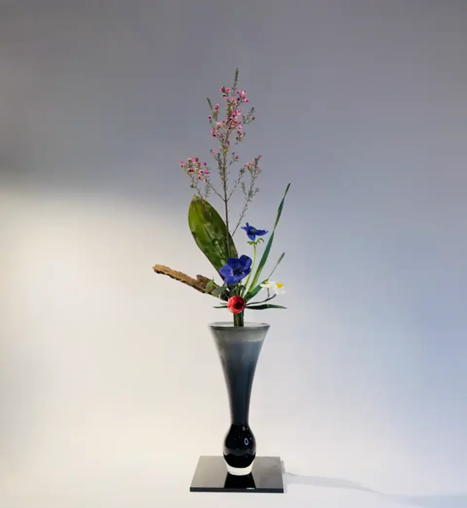 Rikka Shinputai Ikebana arrangement by Valerie Fontanier