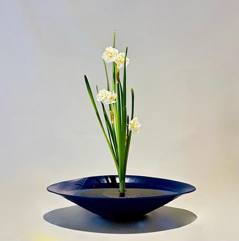 Shoka Shofutai Ikebana arrangement by Valerie Fontanier, February 2025