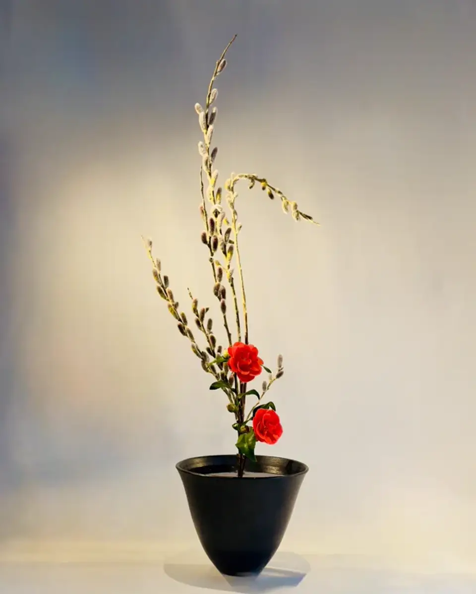 Shoka Shofutai Ikebana arrangement by Valerie Fontanier