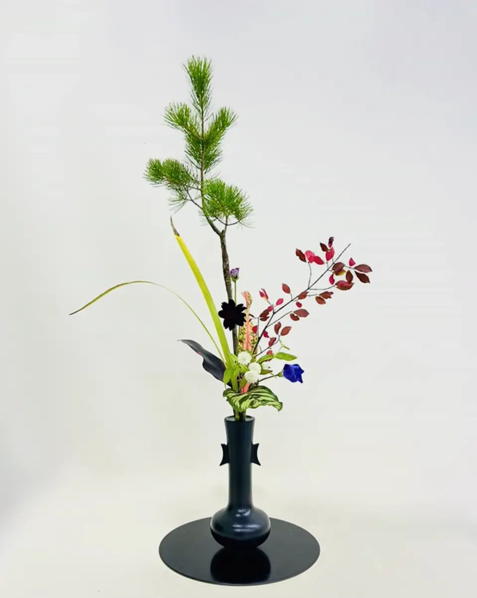 Tatehana Ikebana arrangement by Valerie Fontanier, October 2025