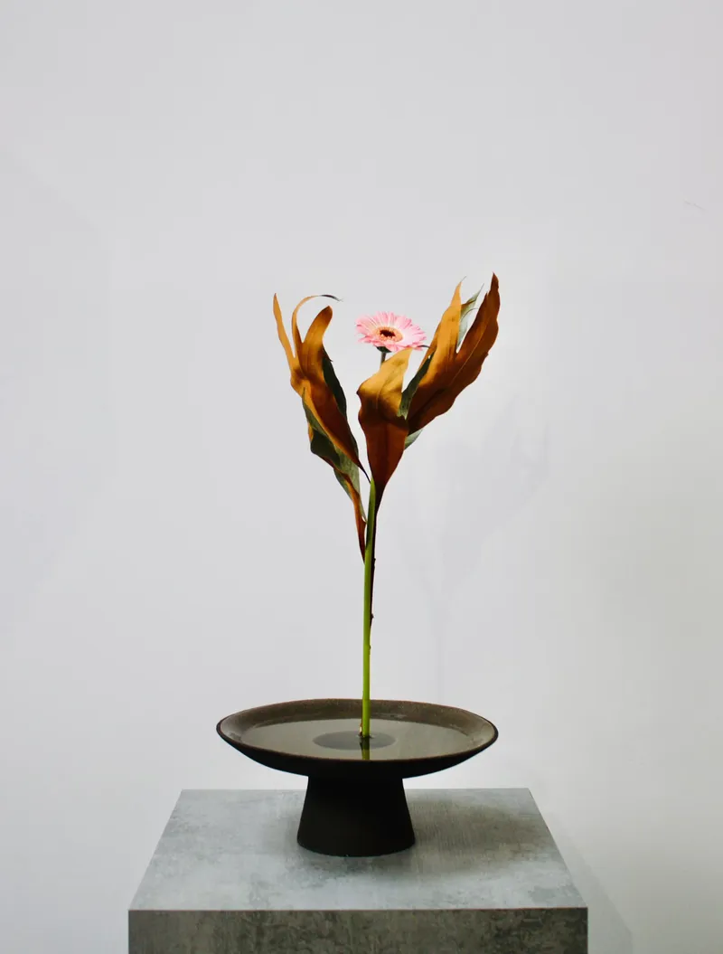 Ikebana arrangement made by Kenneth