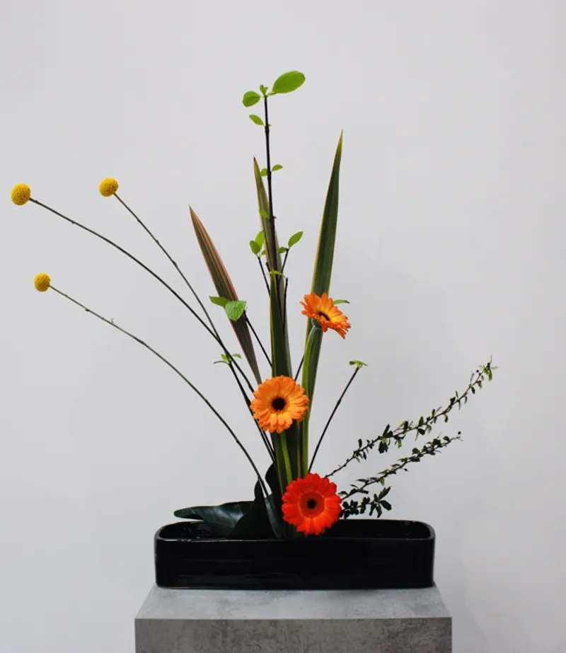 Ikebana arrangement made by Randa
